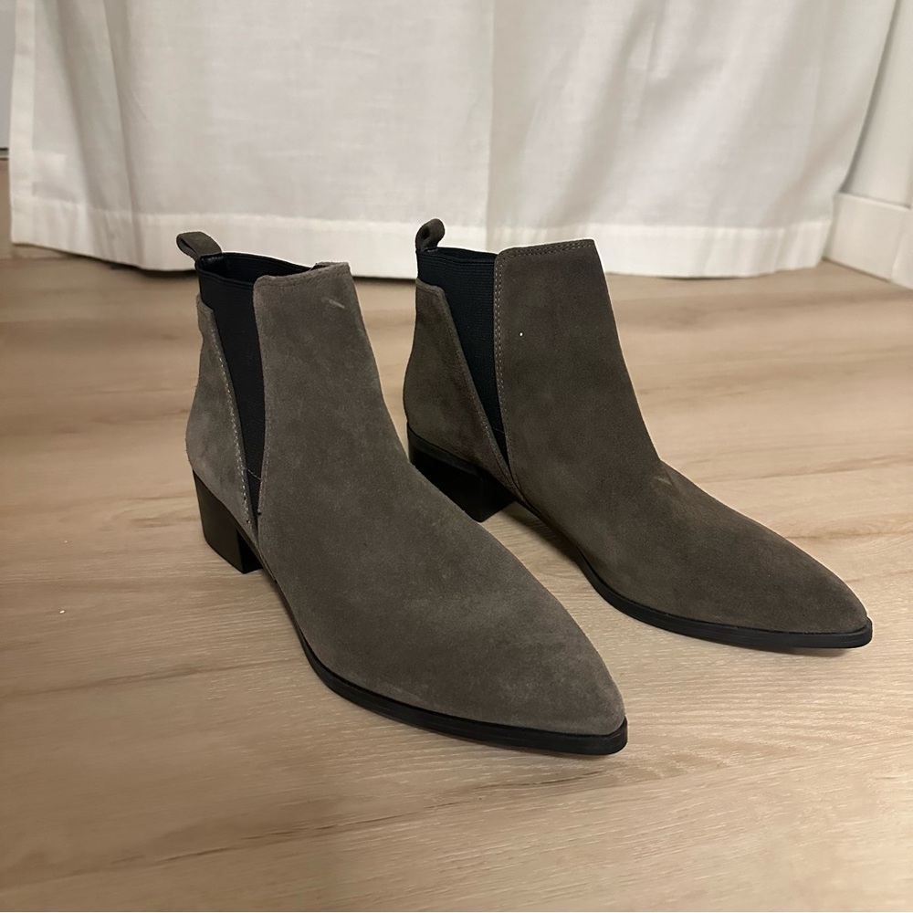 Marc Fisher Ankle Suede Boots
